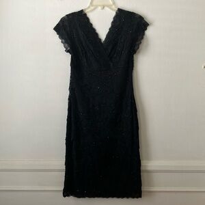 Marina Sequin Lace Cocktail Dress